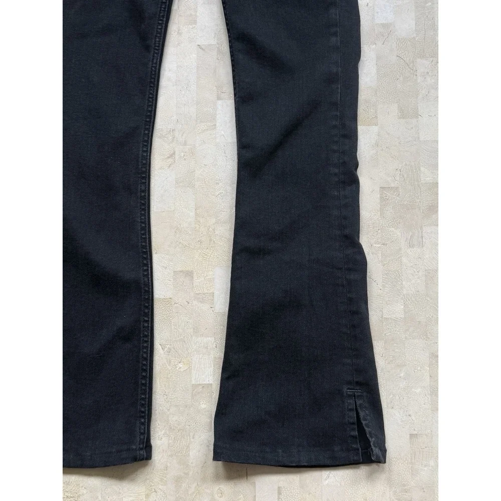 WE THE FREE By Free People Level Up Slit Bootcut Jeans Women's Size 27 Black